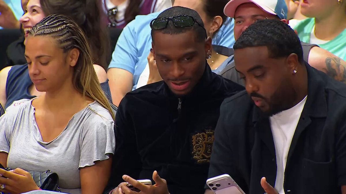 Shai Gilgeous-Alexander at Toronto Tempo game Shai Gilgeous-Alexander at Toronto Tempo game