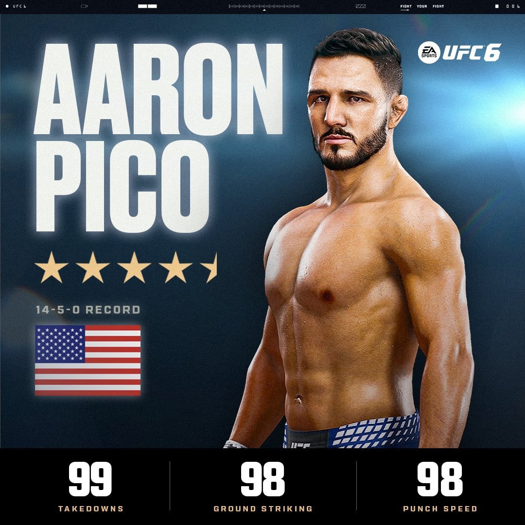 UFC 6 Valter Walker and Aaron Pico (photo 2 of 2)