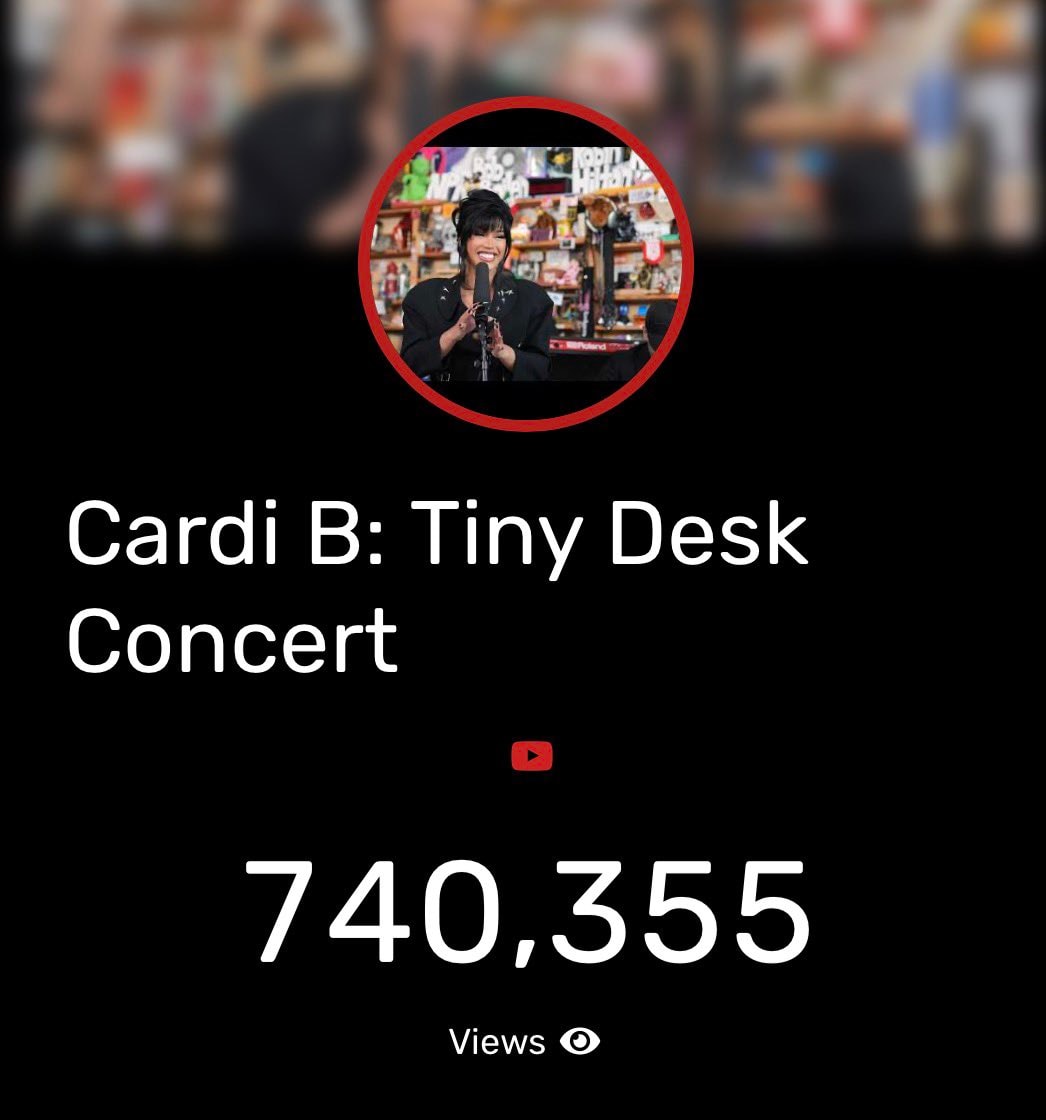 Cardi B Tiny Desk Concert