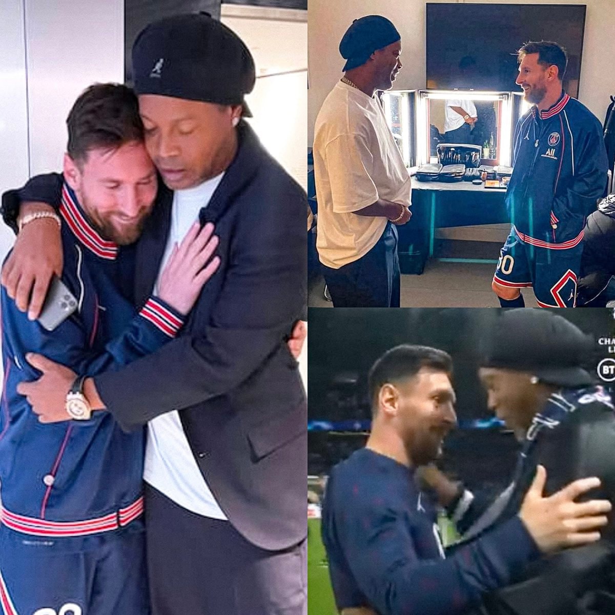 Ronaldinho Messi PSG Manchester City Champions League Ronaldinho Messi PSG Manchester City Champions League