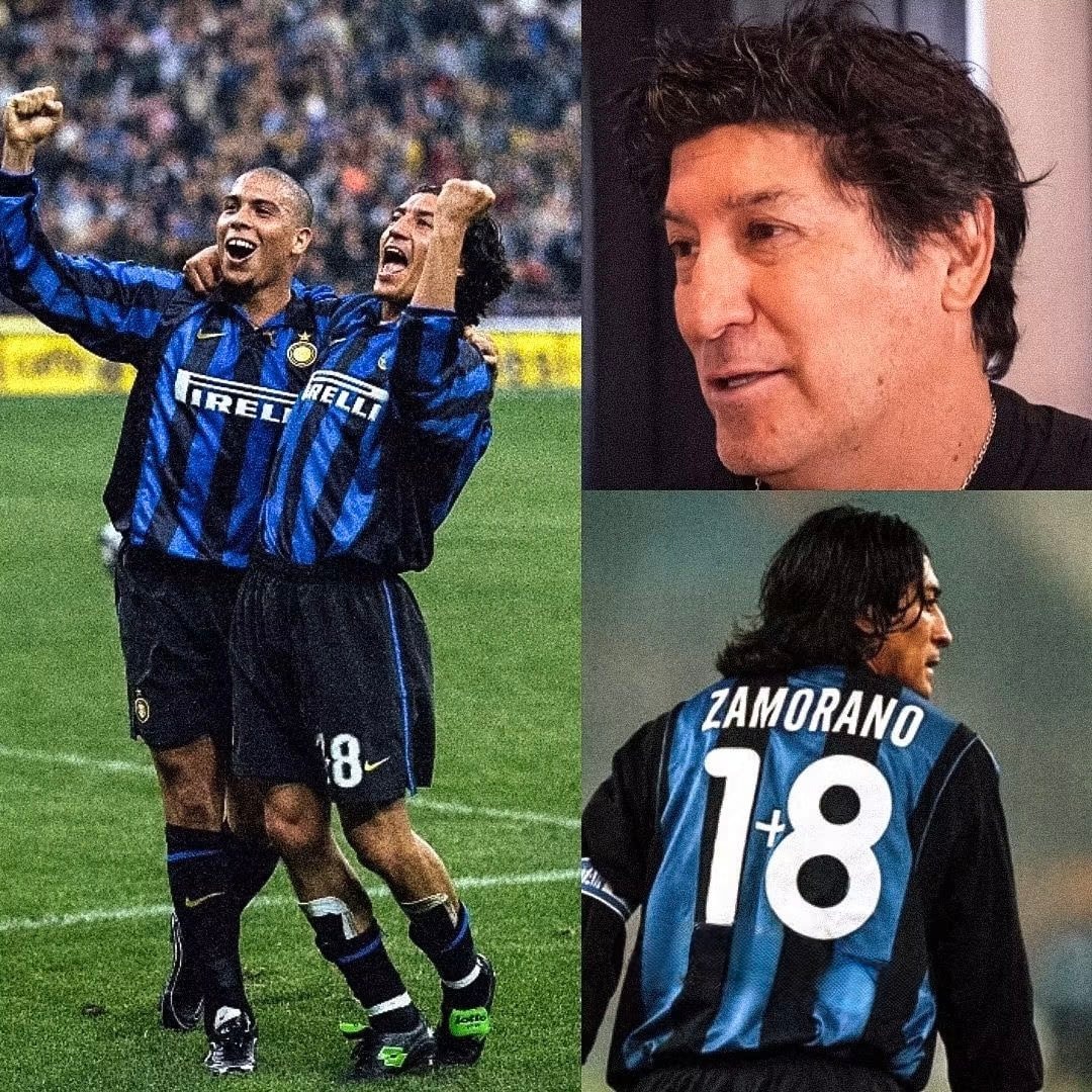 Ivan Zamorano 1+8 Inter Milan Ronaldo