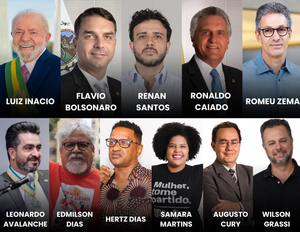 Brazil Presidency poll candidates