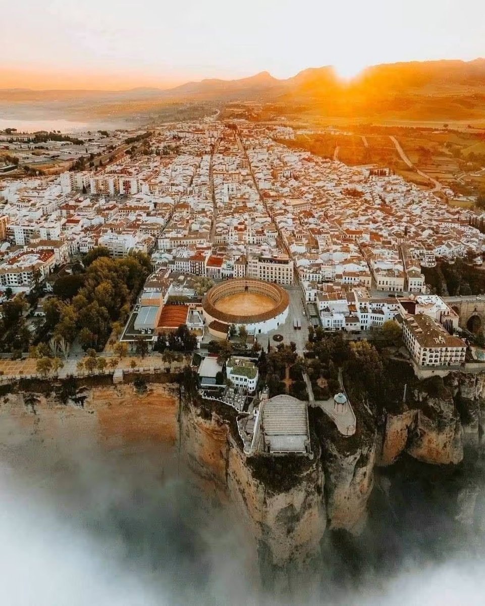 Ronda Spain aerial view