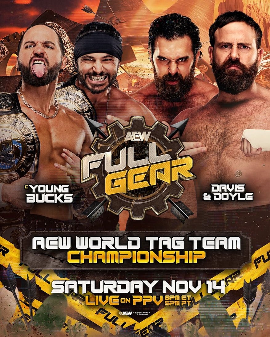 Young Bucks vs Davis & Doyle AEW Full Gear