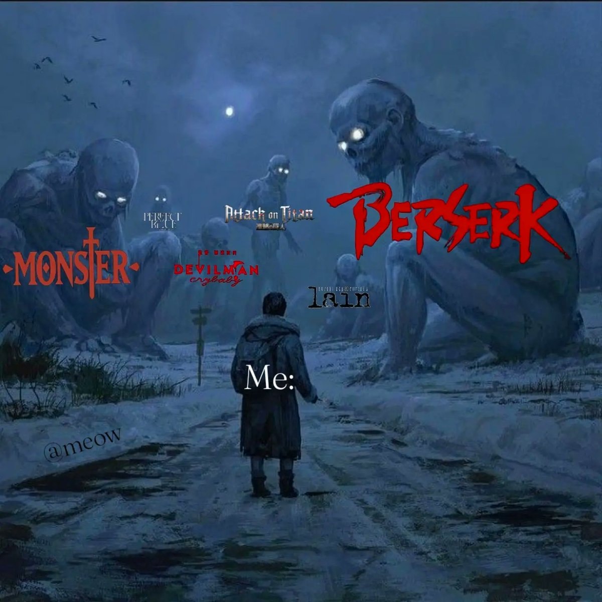 Dark anime giants meme