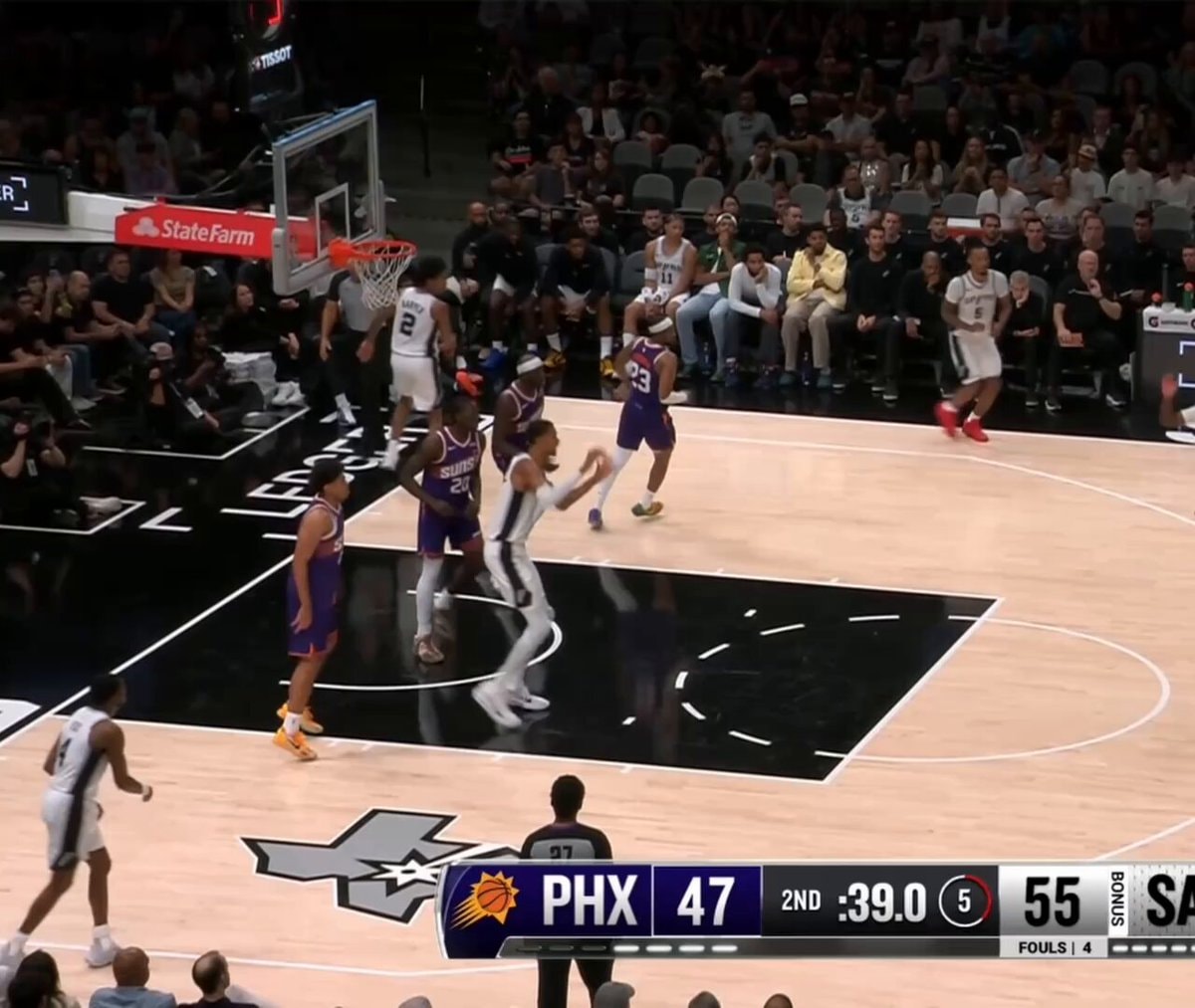 Dylan Harper putback dunk