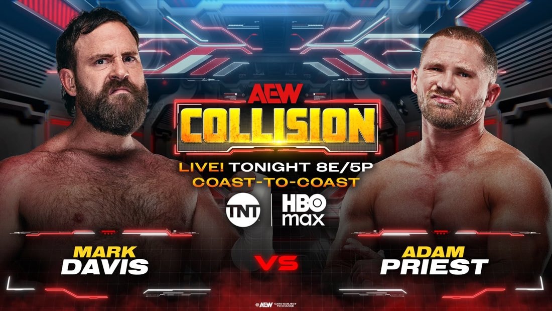 Mark Davis vs Adam Priest AEW Collision