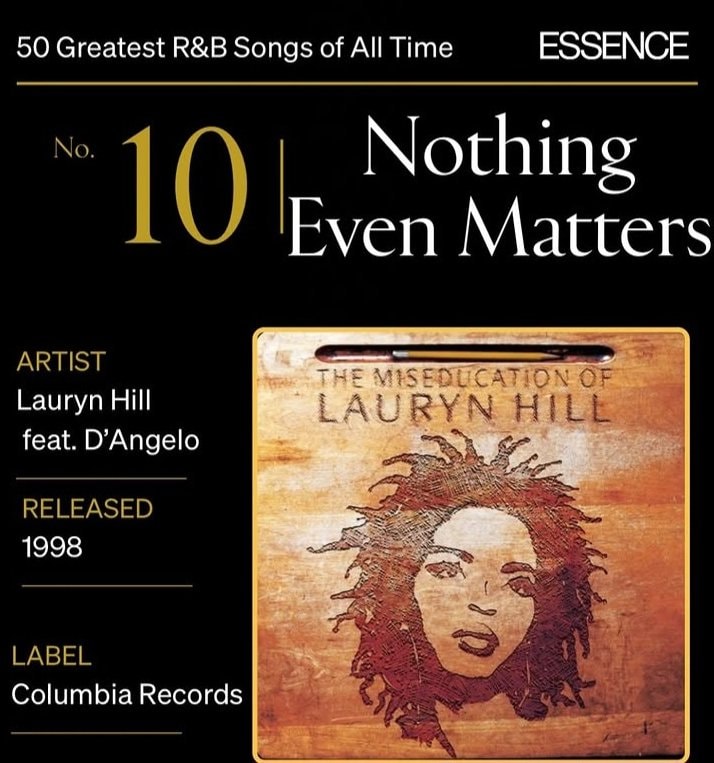 Lauryn Hill Nothing Even Matters D'Angelo (photo 2 of 2)
