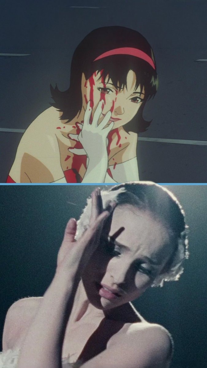 BLACK SWAN and PERFECT BLUE comparison