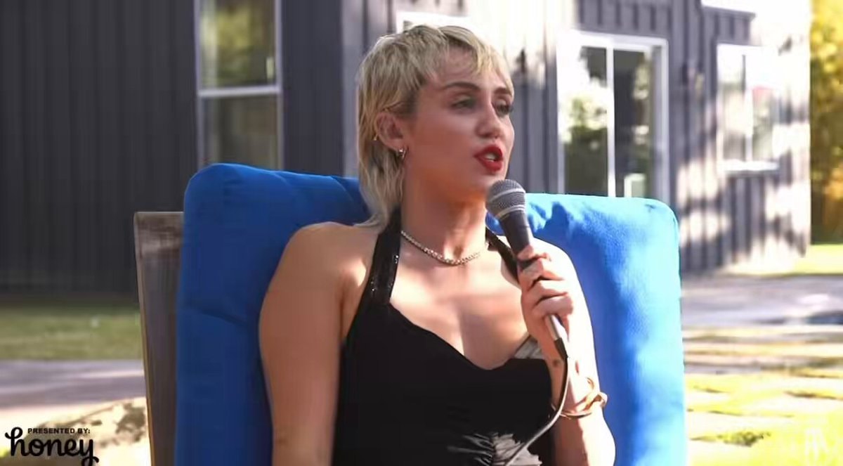 Miley Cyrus interview confession