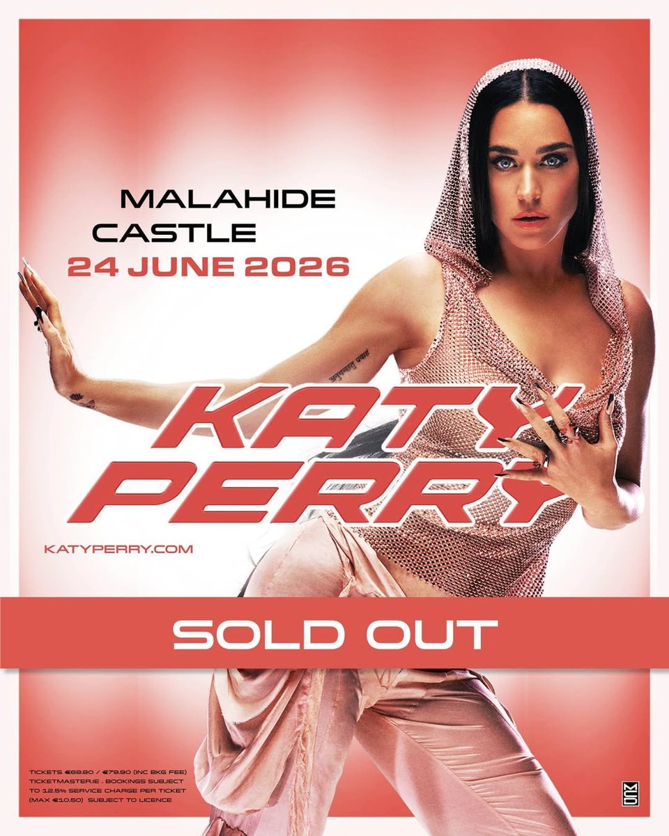 Katy Perry Out Of Office Tour Malahide Castle Dublin