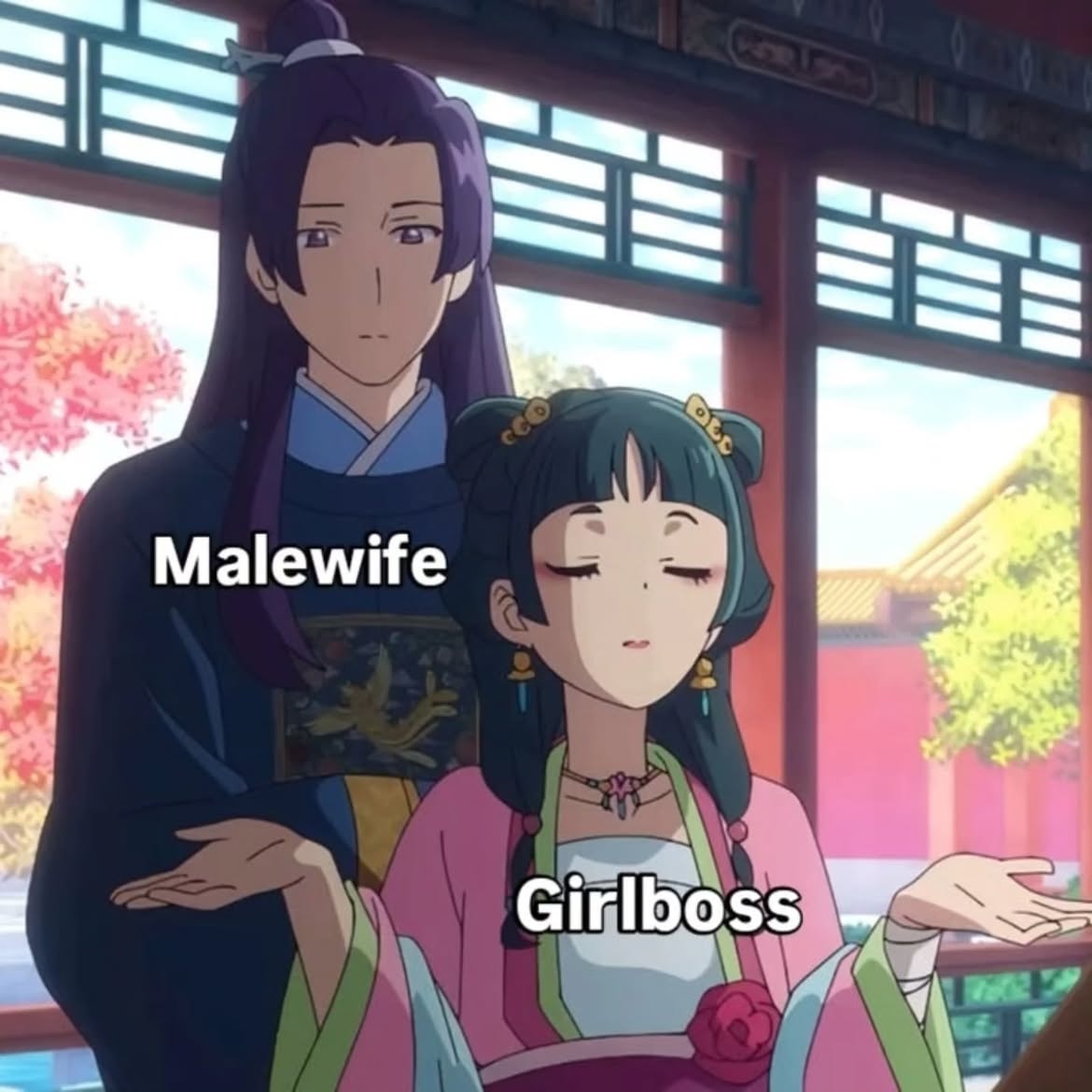Malewife and Girlboss meme