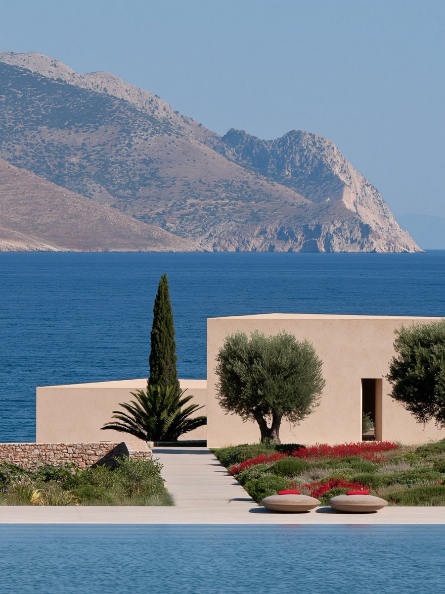 figure by infinity pool (photo 3 of 4)