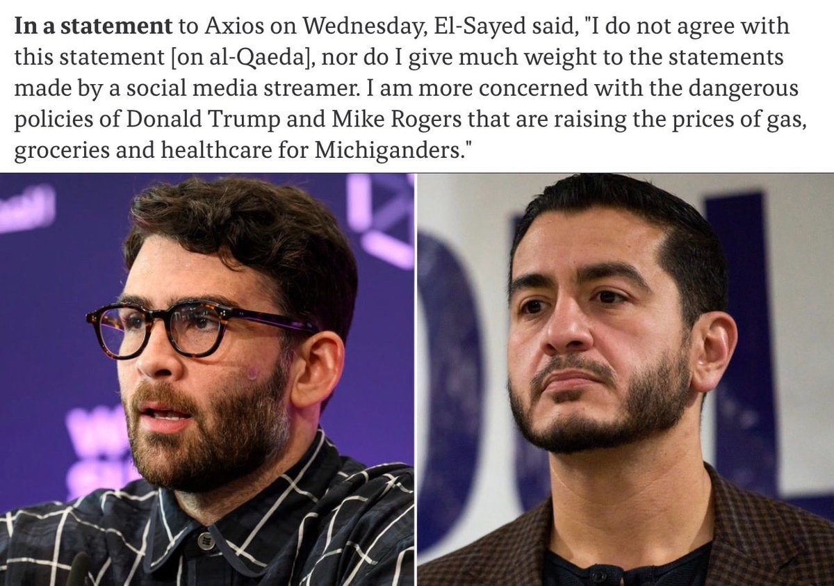 Abdul El-Sayed on Hasan al-Qaeda remark Abdul El-Sayed on Hasan al-Qaeda remark