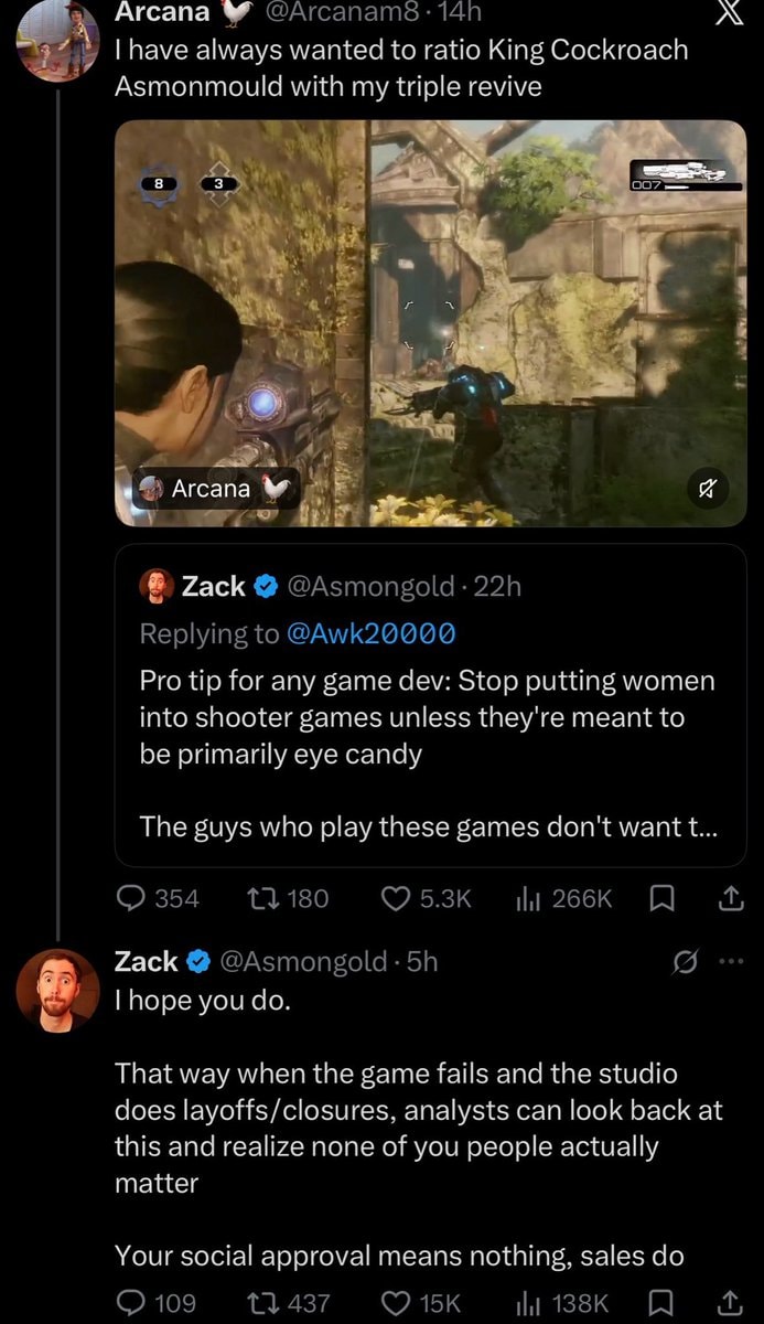 Asmongold ratio denial