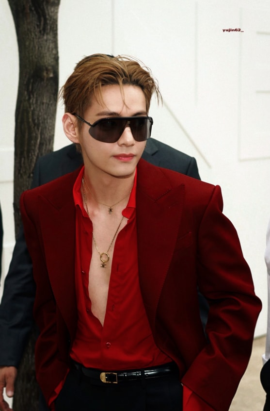 Taehyung Celine fashion show (photo 2 of 2)