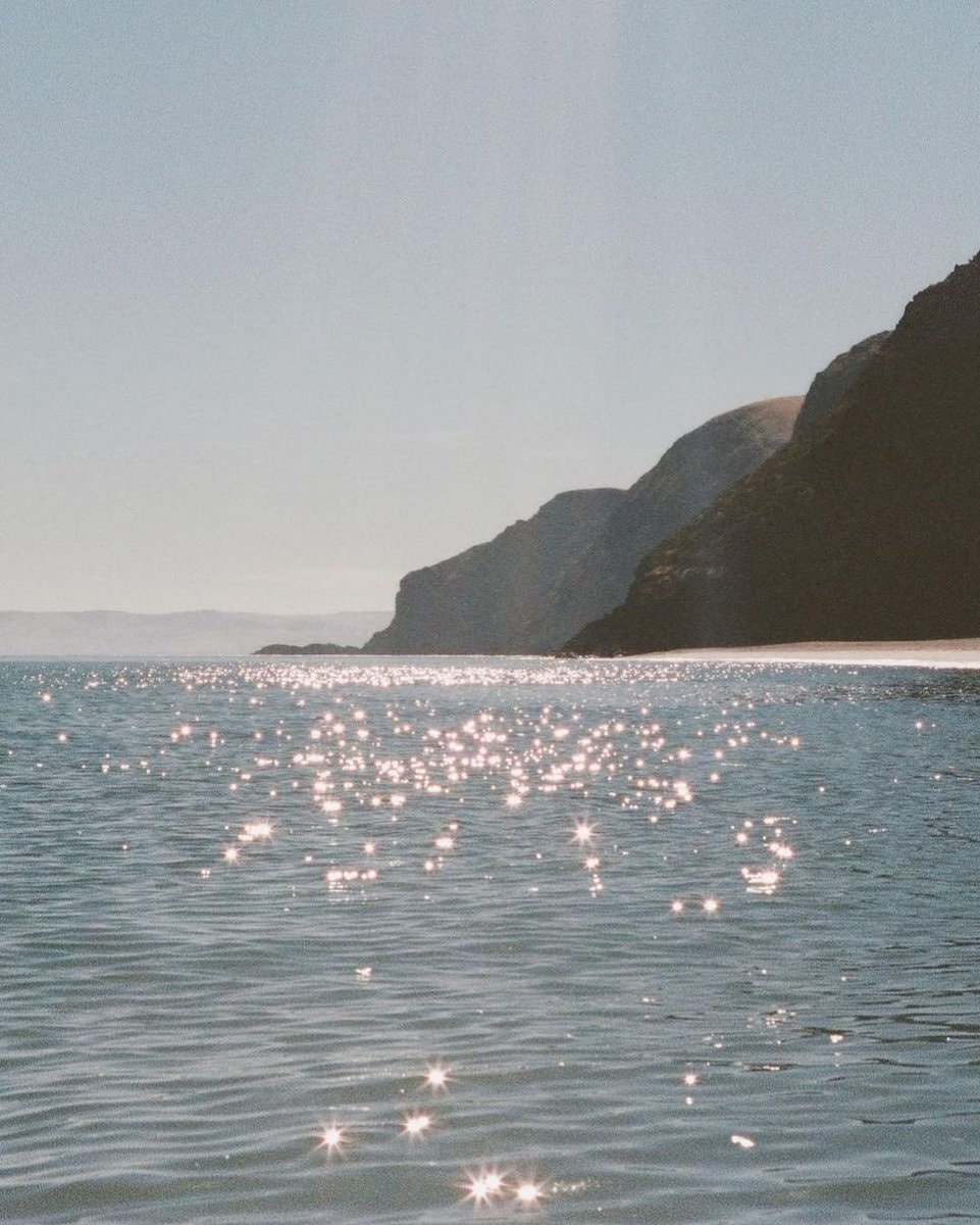 Sun glitter on ocean waves (photo 3 of 4)