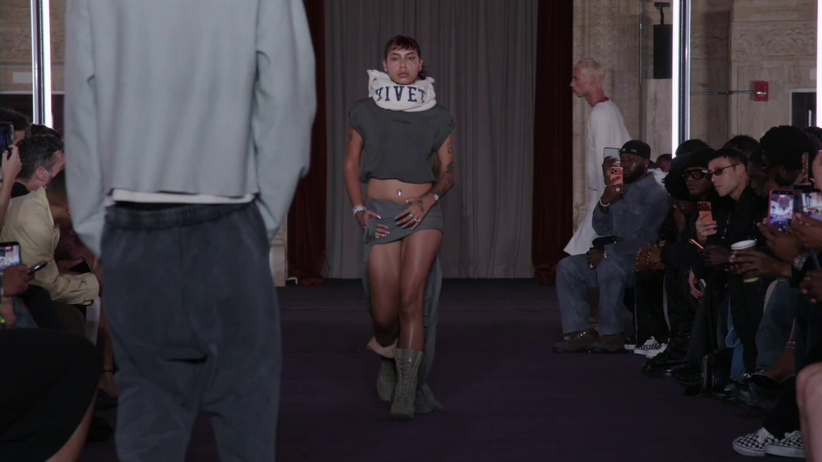 Gio at Kai Cenat VIVET NYFW