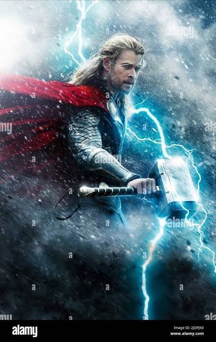 Thor vs Shazam lightning bolt