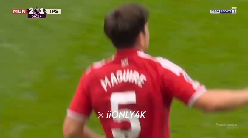 Player in red jersey