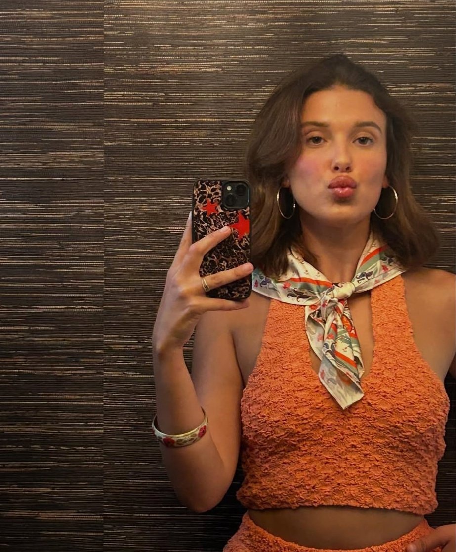 Millie Bobby Brown selfie