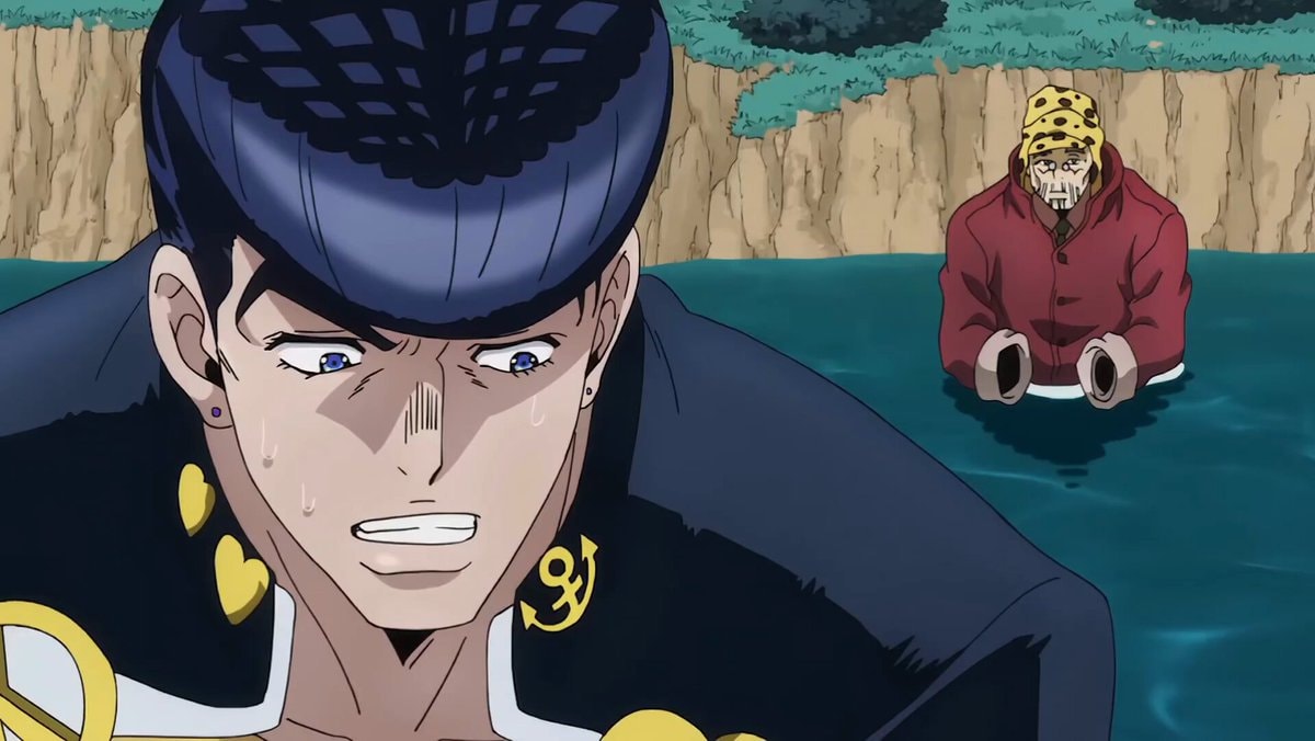 Joseph anime water scene