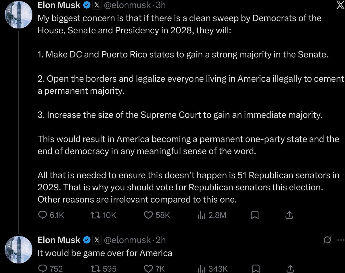 Elon Musk on 2028 Democrats Elon Musk on 2028 Democrats