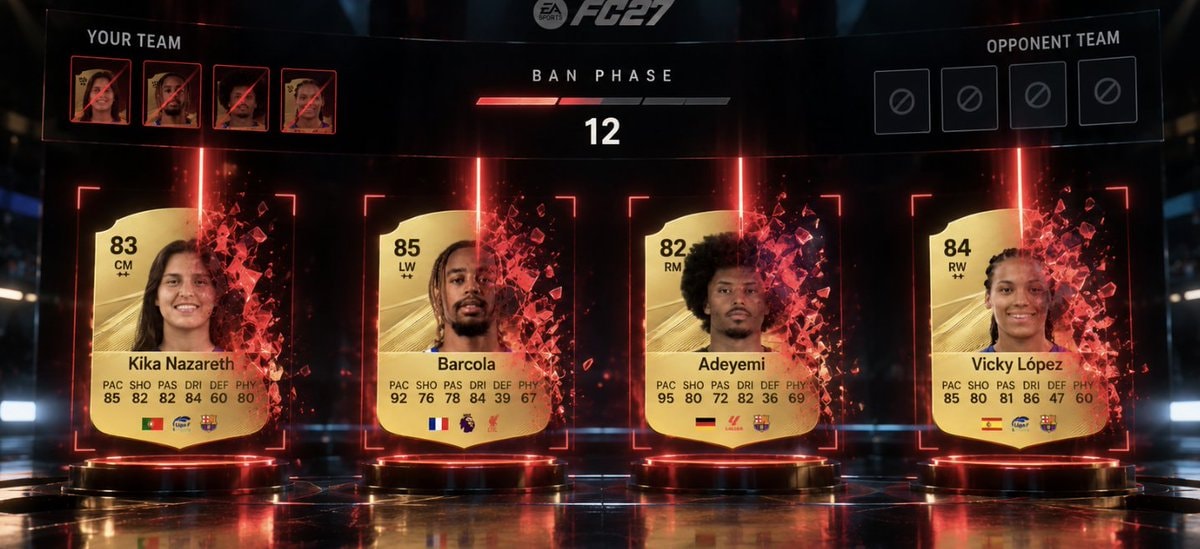 FC 27 Ultimate Team ban phase