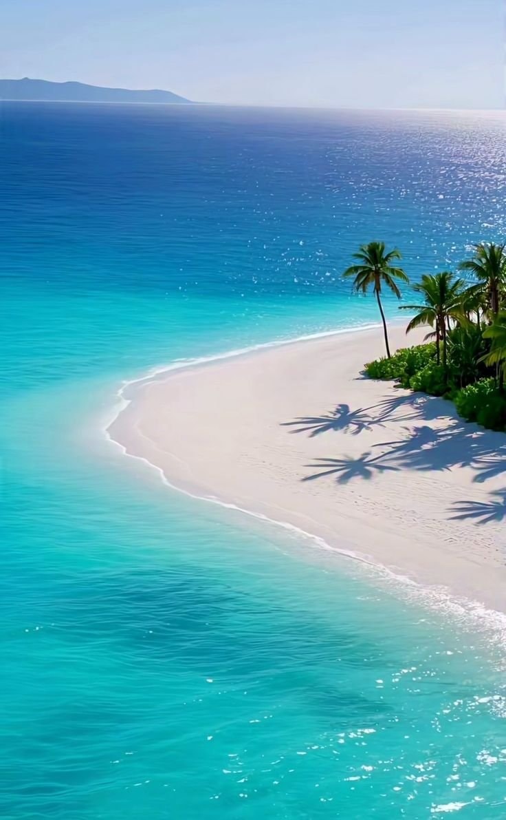Maldives beach scene