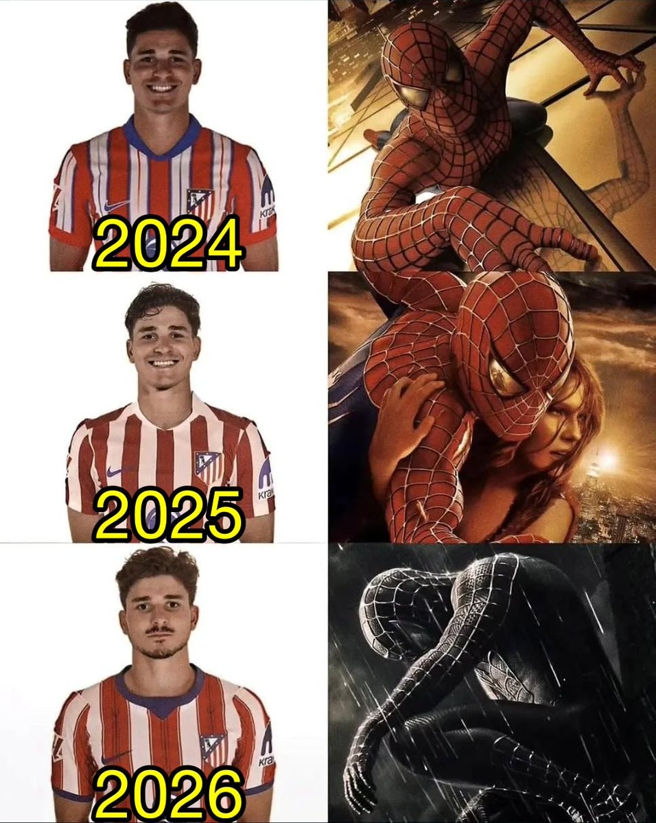 Atletico Madrid jersey Spider-Man evolution