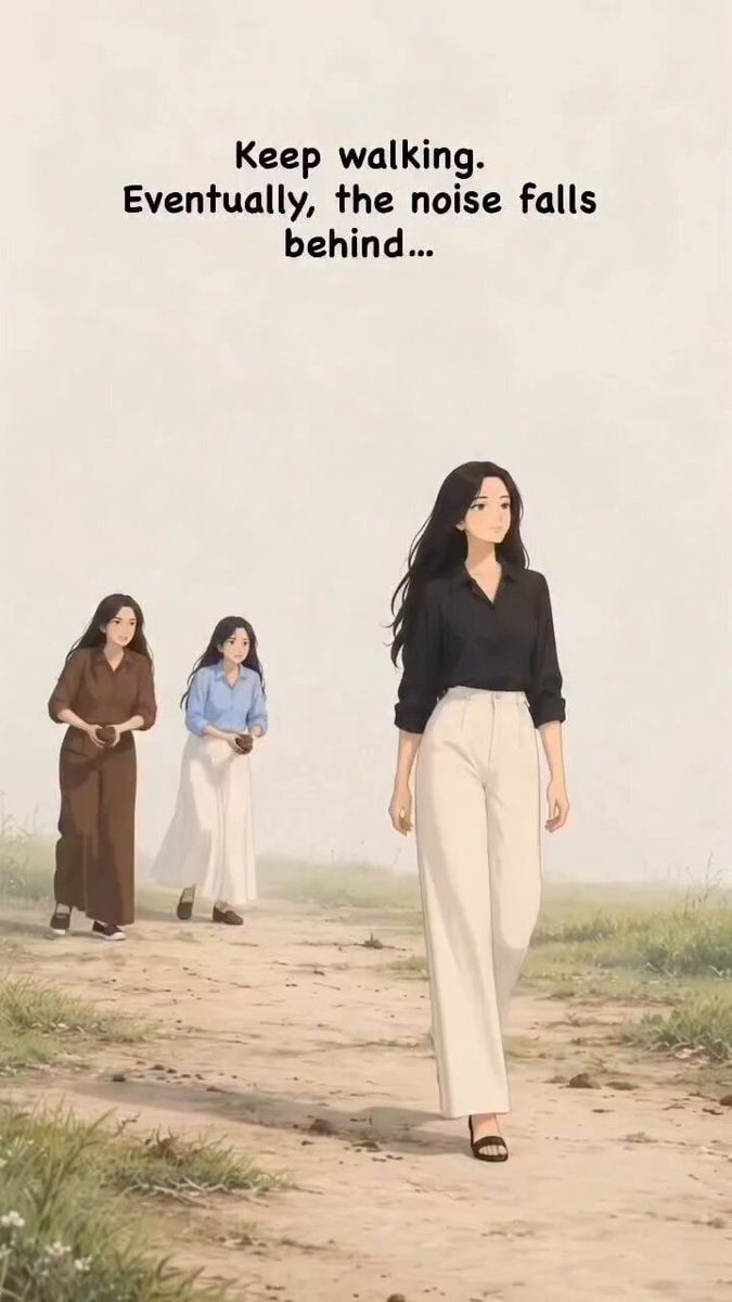 keep walking, leave some things behind