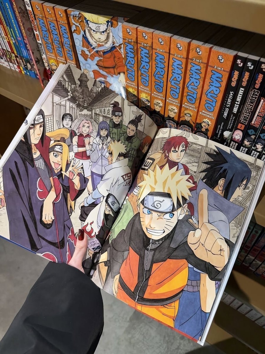 Naruto manga illustrations