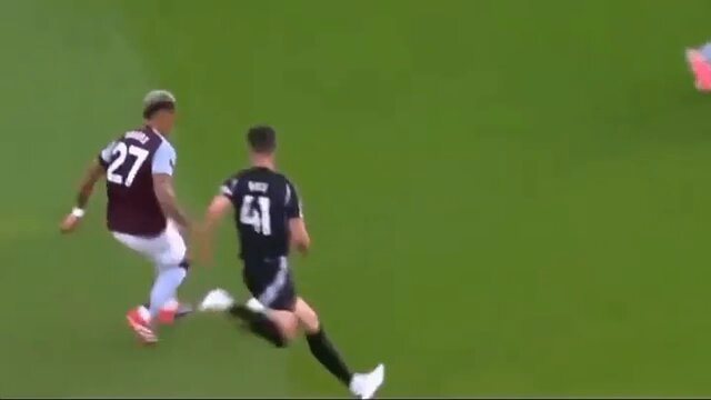 Odergaard Donnarumma soccer interaction