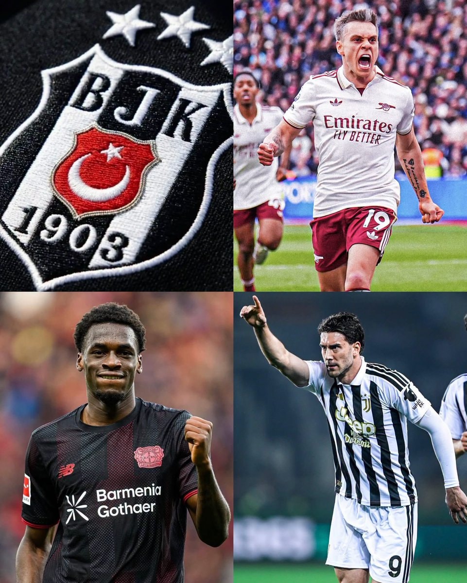 Beşiktaş new signings collage