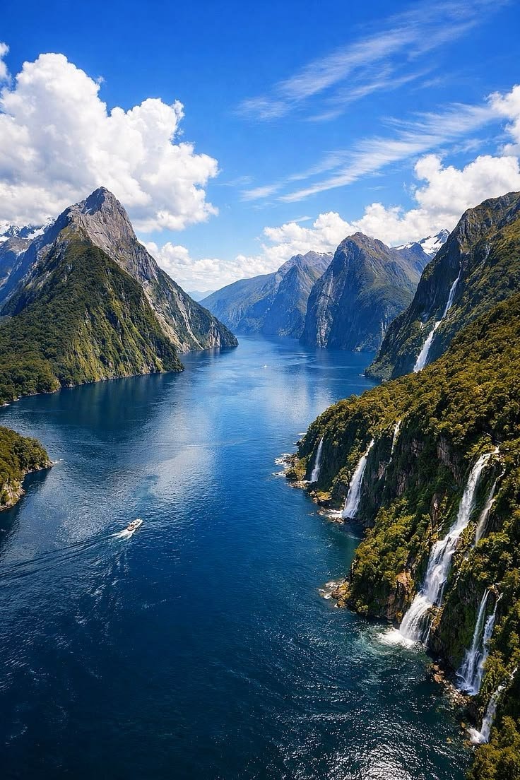 New Zealand fjord landscape (photo 1 of 4)