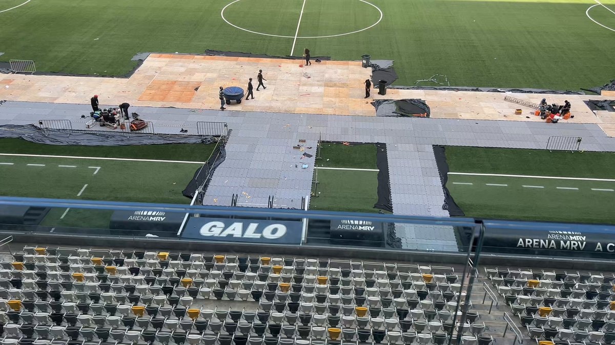 MRV Arena synthetic turf being replaced