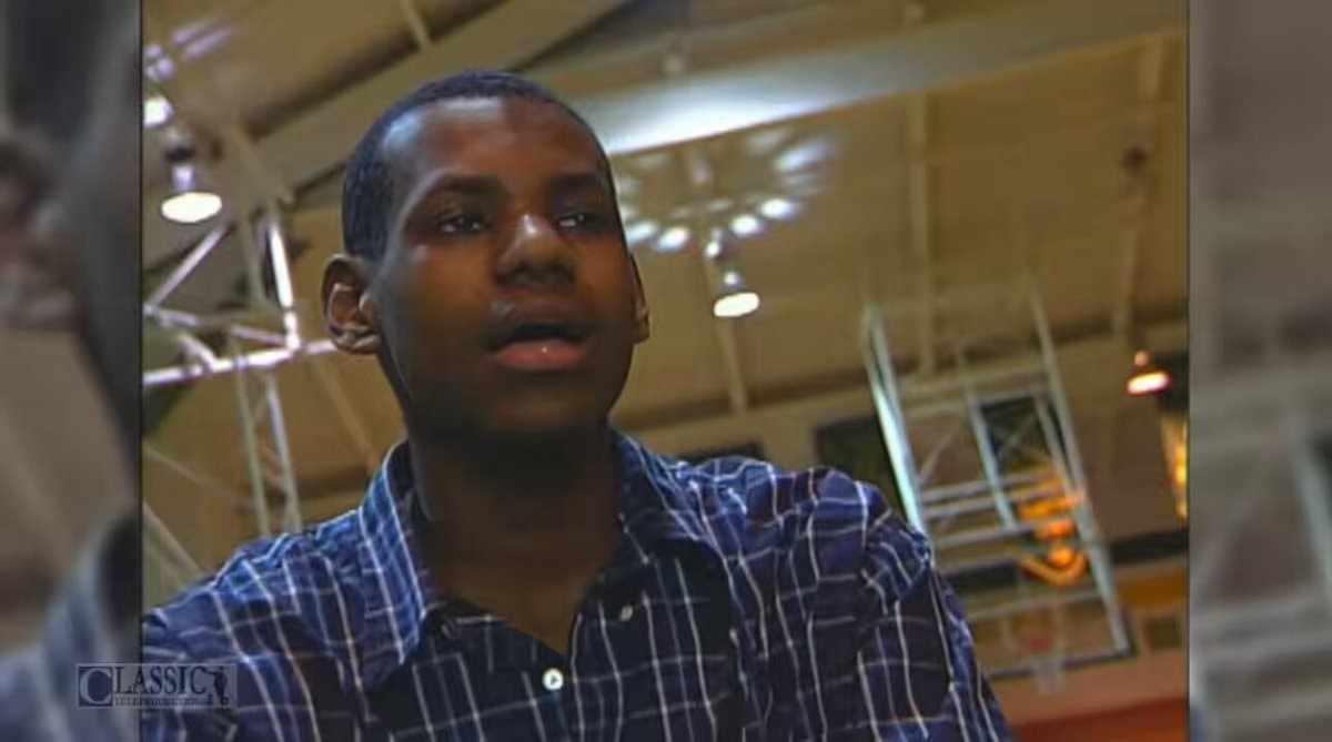 LeBron James freshman role model quote