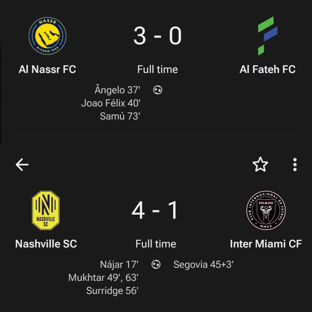Al Nassr FC vs Al Fateh FC