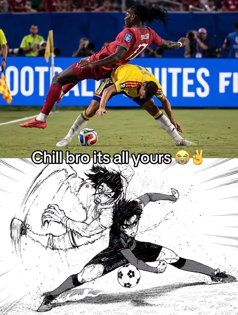 Blue Lock vs real life meme