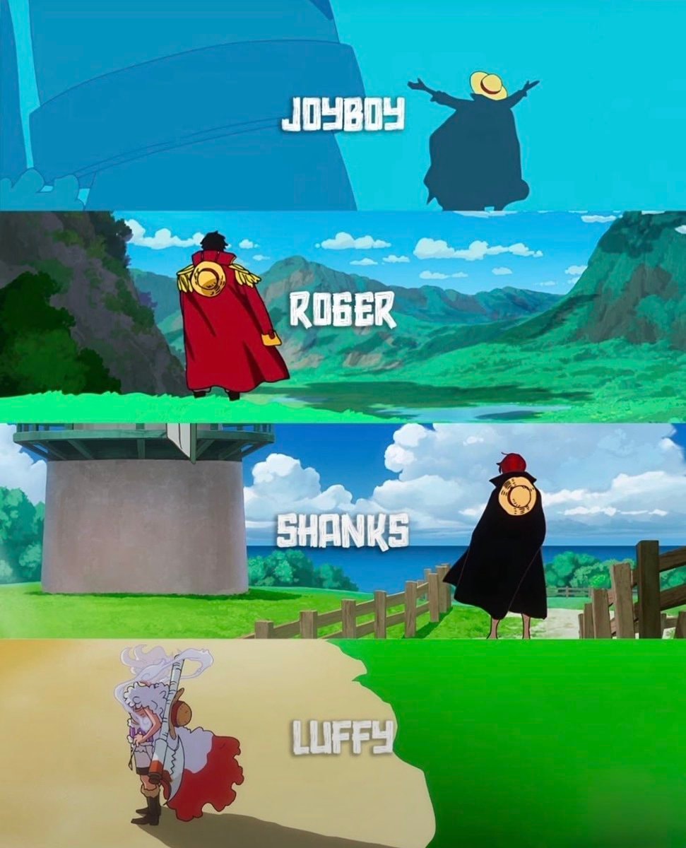 Straw hat legacy collage
