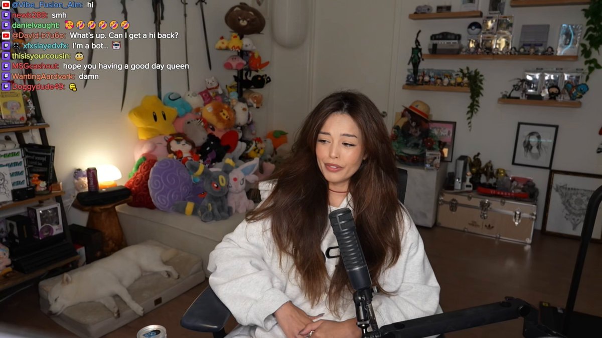Valkyrae talks taking a streaming break