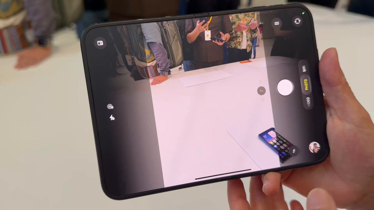 iPhone Duo under-display camera