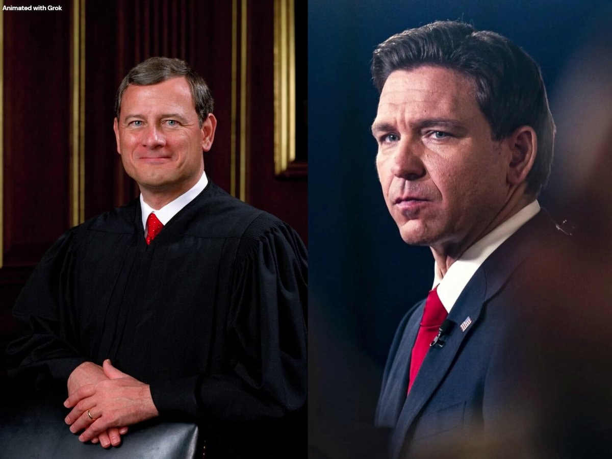 DeSantis criticizes Roberts ballroom ruling