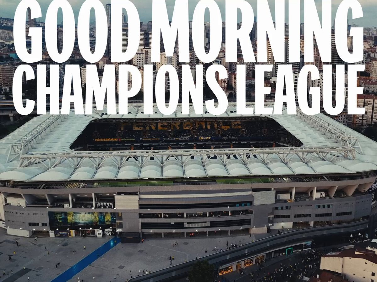 Fenerbahçe Champions League greeting Fenerbahçe Champions League greeting