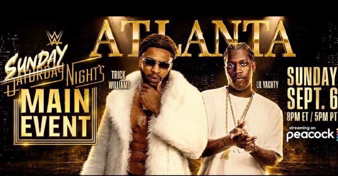 WWE Sunday Night's Main Event Trick Williams Lil Yachty