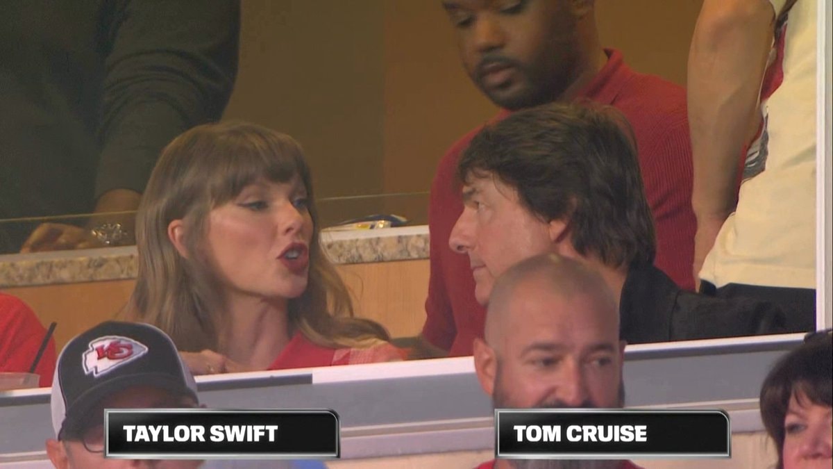 Taylor Swift Tom Cruise Chiefs home opener Taylor Swift Tom Cruise Chiefs home opener