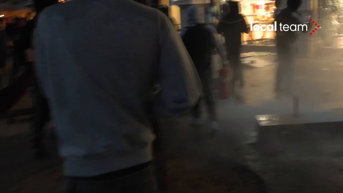 Milan Italy looting reports