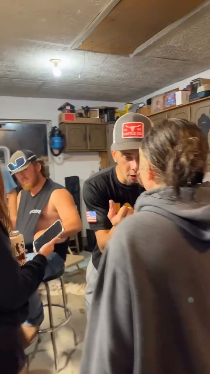 Cattle Co. hat garage hangout