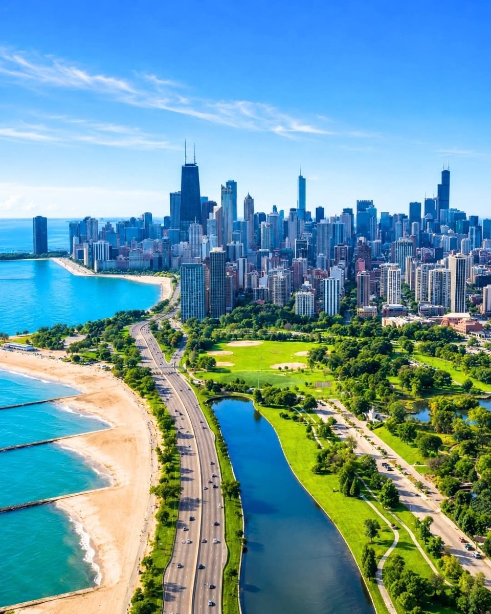 Chicago Illinois skyline 🇺🇸 Chicago Illinois skyline 🇺🇸