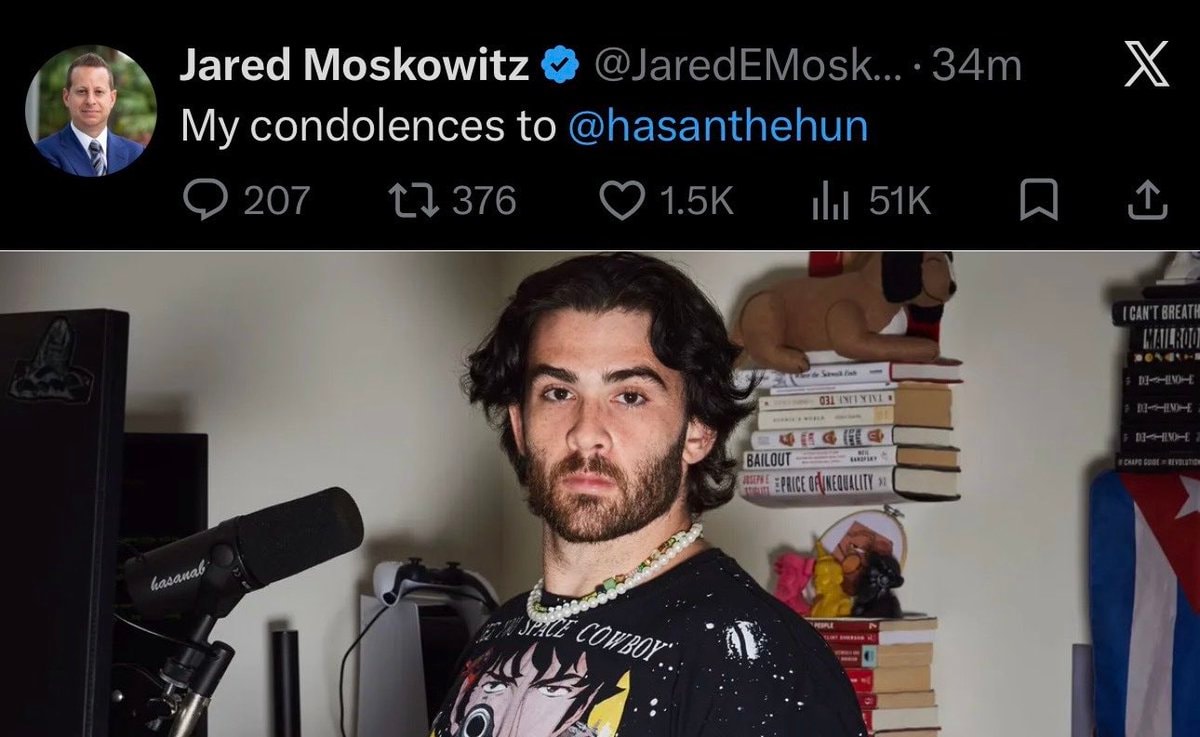 Jared Moskowitz condolence post